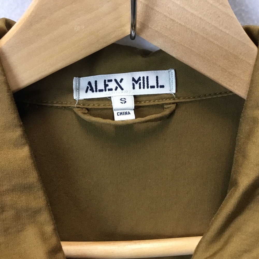 Alex Mill Women's Mustard Brown Utility Jumpsuit - Picture 13 of 14